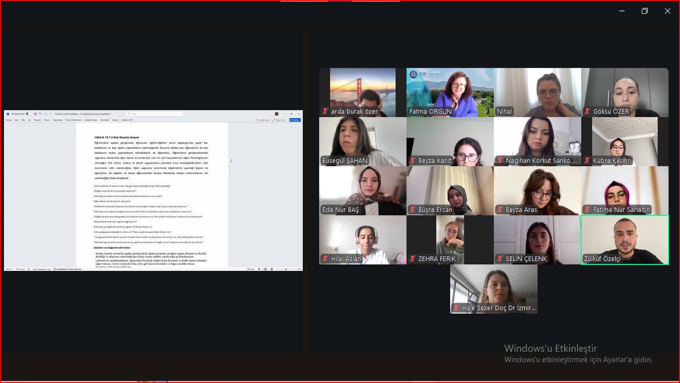 HEPDAK 2025 Yılı Öğrenci Değerlendirici Eğitimi gerçekleştirildi (04 Ekim 2025)