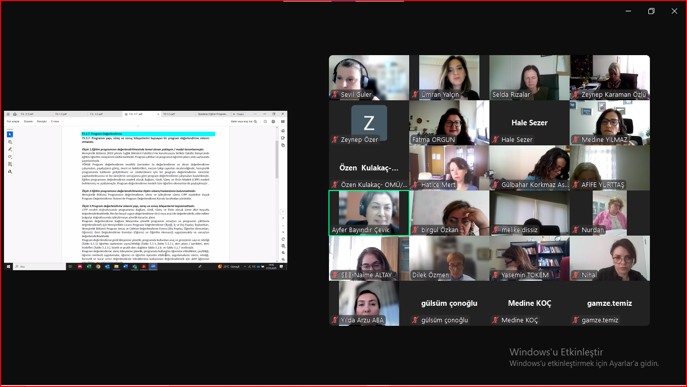 HEPDAK Değerlendirici Eğitimi (Tazelenme) Çalıştayı Düzenledi (27 Mayıs 2025)
