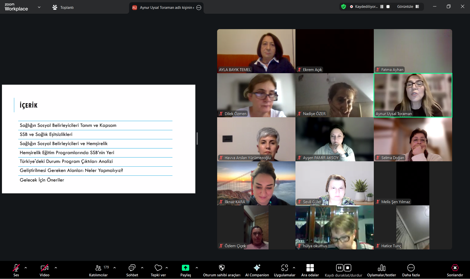 Webinar: Sağlığın Sosyal Belirleyicileri ve Hemşirelik Eğitimi (03 Aralık 2025)